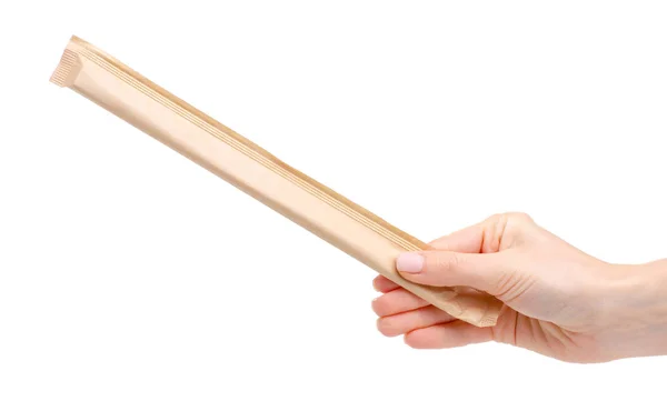 Sushi sticks asiático na mão — Fotografia de Stock