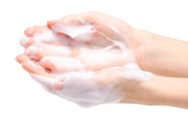 Köpük Güzellik Sağlık elinde sabun