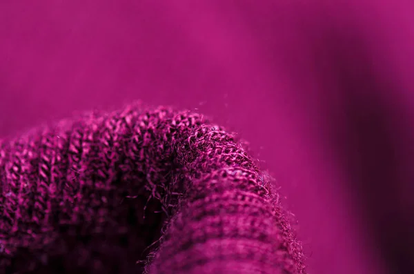 Stof warme paars roze Lila trui textiel materiaal textuur — Stockfoto