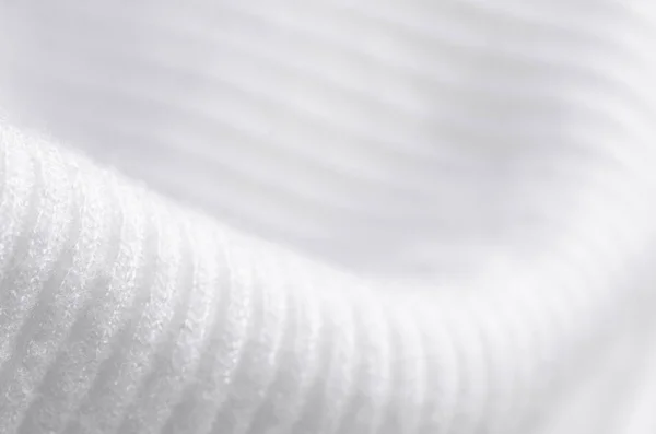 Tejido cálido suéter blanco textura de material textil — Foto de Stock