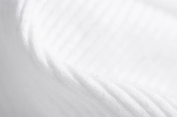 Tejido cálido suéter blanco textura de material textil — Foto de Stock