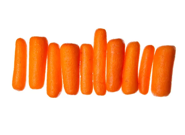 Small carrot on white background — Stock Photo, Image