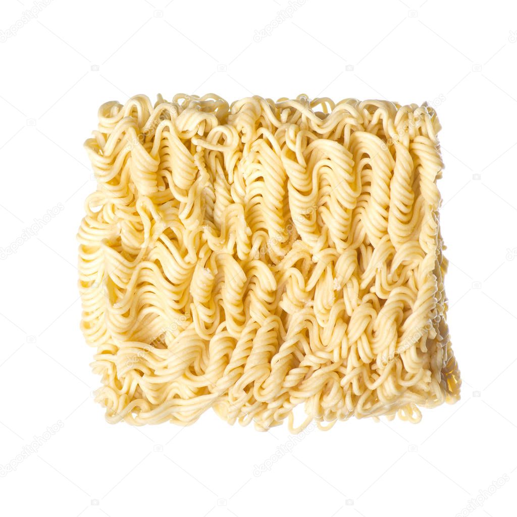 Dry noodles raw food