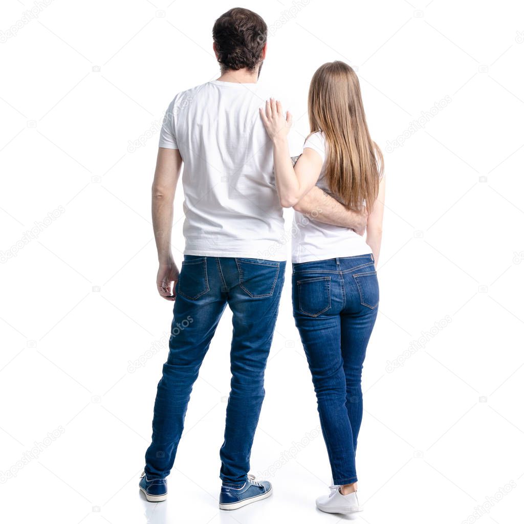 Woman and man relationships looking