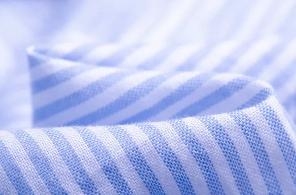 Tejido azul blanco tira tela textil material textura —  Fotos de Stock