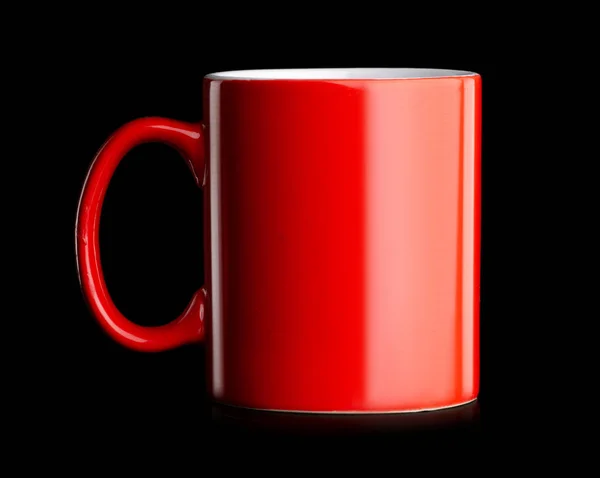 Taza roja taza — Foto de Stock