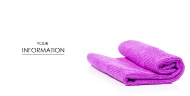 Mikrofiber mor Tekstil desen