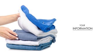 Giyim jeans kazak el desen yığını