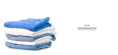 Giyim jeans kazak desen yığını