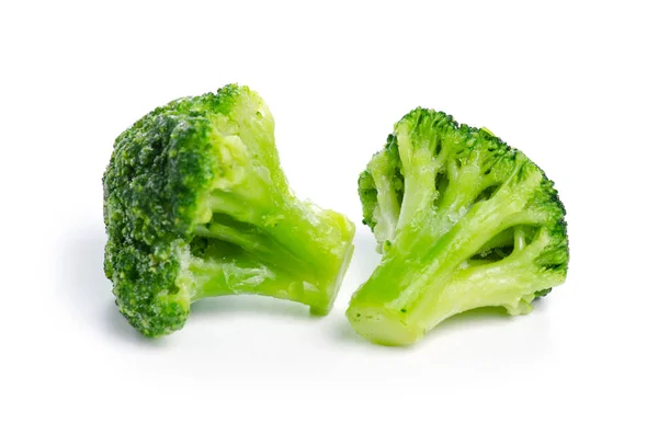 Bevroren broccoli eten — Stockfoto