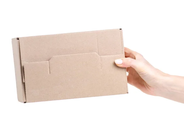 Box in hand — Stock Photo, Image