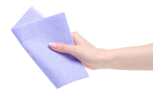 Szmata czyszcząca w dłoni — Zdjęcie stockowe