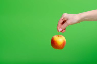 Apple el meyve sağlıklı doğada