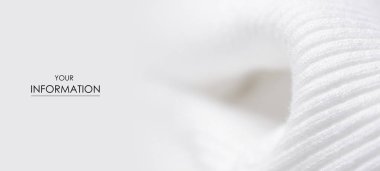 Kumaş sıcak beyaz kazak Tekstil malzeme doku modeli