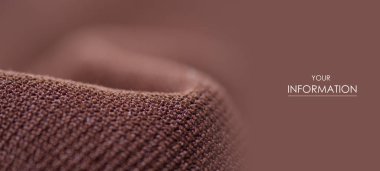 Kahverengi kumaş Tekstil malzeme doku makro