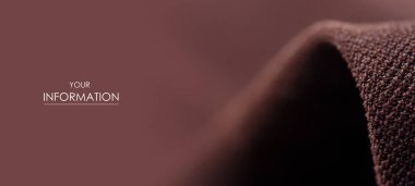 Kahverengi kumaş Tekstil malzeme doku makro