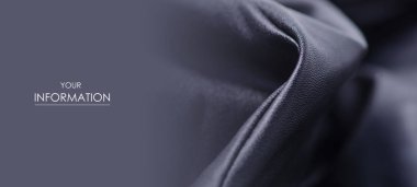 Siyah deri kumaş Tekstil malzeme doku desen