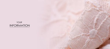 Şeftali pembe kumaş Tekstil malzeme doku ajur örgü desen
