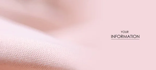 Tessuto rosa pesca tessuto texture modello — Foto Stock