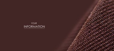 Kahverengi kumaş Tekstil malzeme doku makro