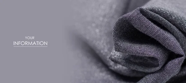 Tessuto grigio brillare tessuto modello tessile — Foto Stock
