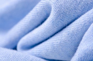 Mavi kumaş doku malzeme Tekstil makro