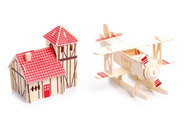 ahşap Oluşturucu model ev Uçak