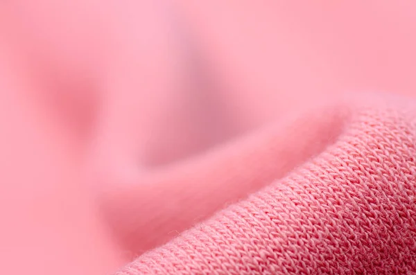 Rosa tyg textur material textil — Stockfoto
