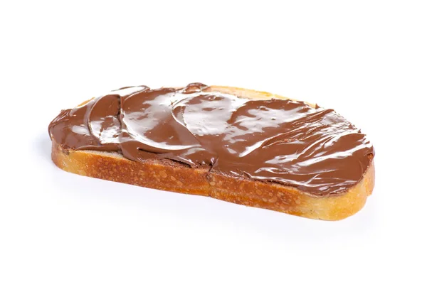 チョコレートスプレッドパン — ストック写真