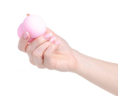 Pembe sünger puf kadar el yapmak