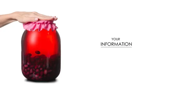 手工组合的葡萄罐 — 图库照片