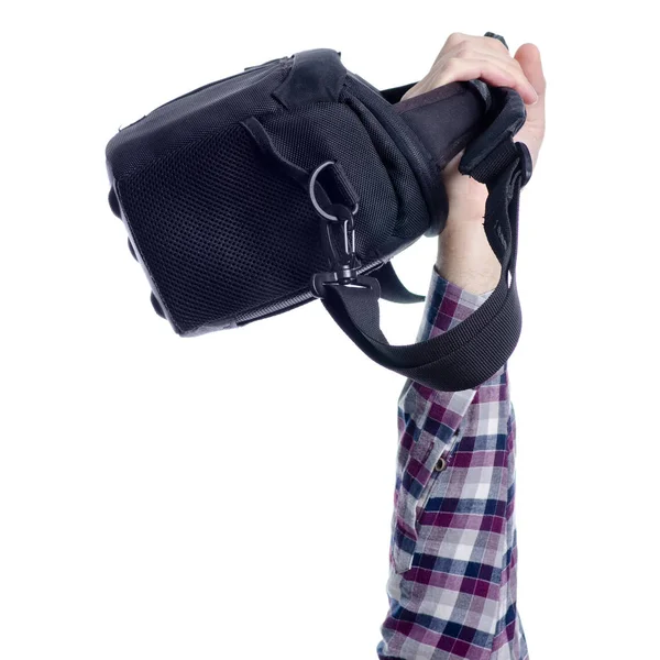 Tasche für die Kamera in der Hand — Stockfoto