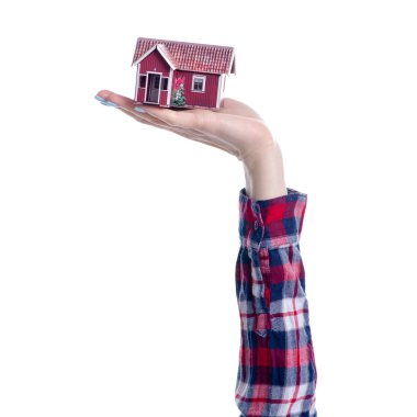 el küçük bir evde