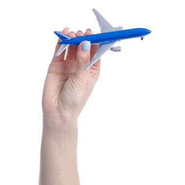 Eldeki küçük uçak