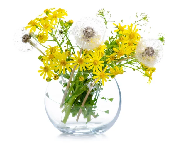 Cam vazoda bahar çiçekleri ile