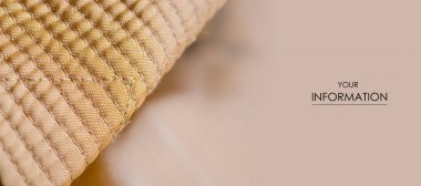 Kumaş malzeme tekstil doku altın dikiş bulanıklık arka plan