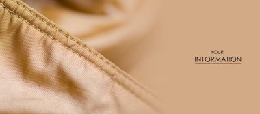 Kumaş malzeme tekstil doku altın dikiş bulanıklık arka plan