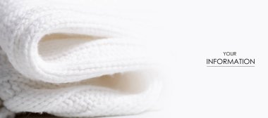 Beyaz, sıcak kumaş, kumaş, süveter deseni.