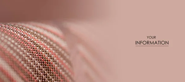 Beige marrone tessuto rosso texture materiale moda tappeto modello — Foto Stock