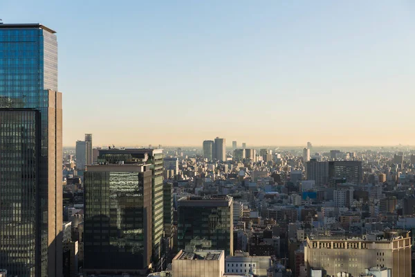 Arquitetura Conceito Urbano Arranha Céus Edifícios Escritórios Centro Cidade Tokyo — Fotografia de Stock