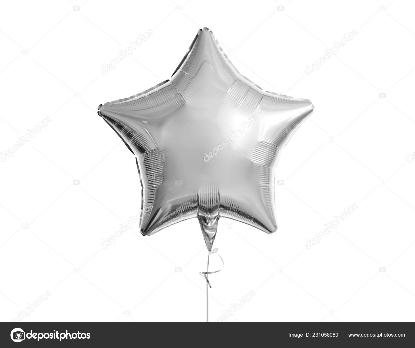 silver one balloon