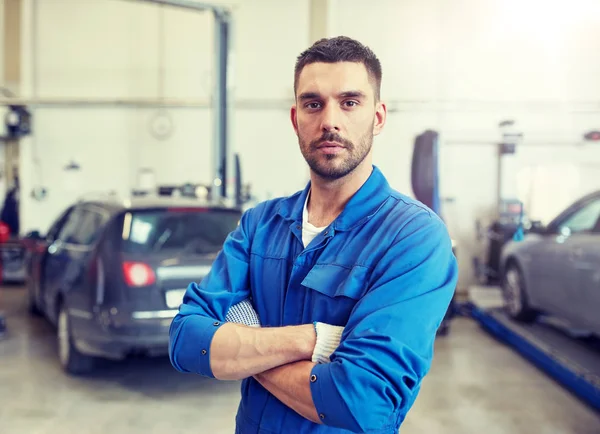 auto mechanic man or smith at car workshop