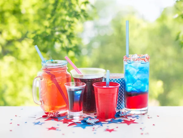 Drycker på Amerikas självständighetsfest — Stockfoto