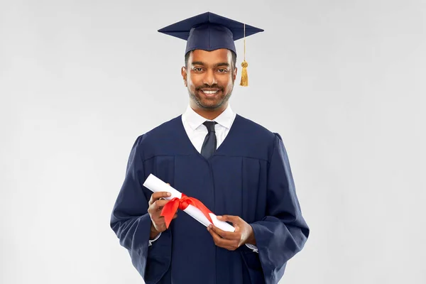 Postgraduální student v oboru malty s diplomem — Stock fotografie