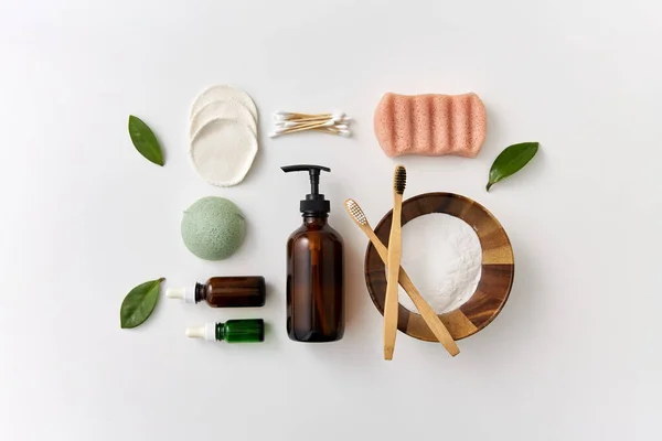 Cosmétiques naturels et soins du corps éco produits — Photo