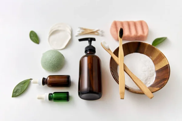 Cosmétiques naturels et soins du corps éco produits — Photo