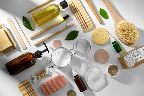 Cosmétiques naturels et soins du corps éco produits — Photo