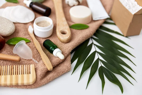 Natural cosmetics and bodycare eco products — Stock Photo, Image