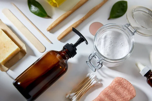 Cosmétiques naturels et soins du corps éco produits — Photo