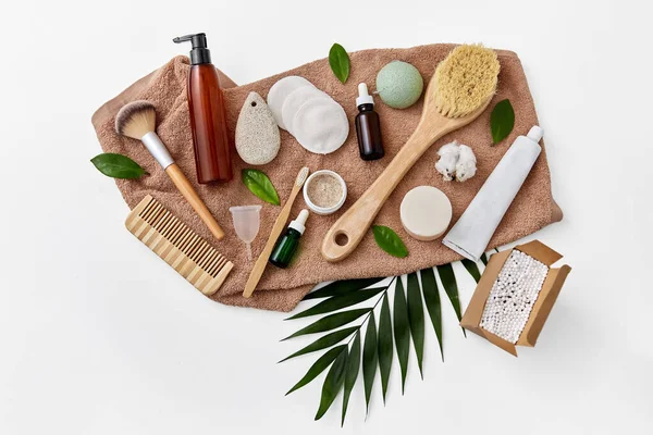 Cosmétiques naturels et soins du corps éco produits — Photo